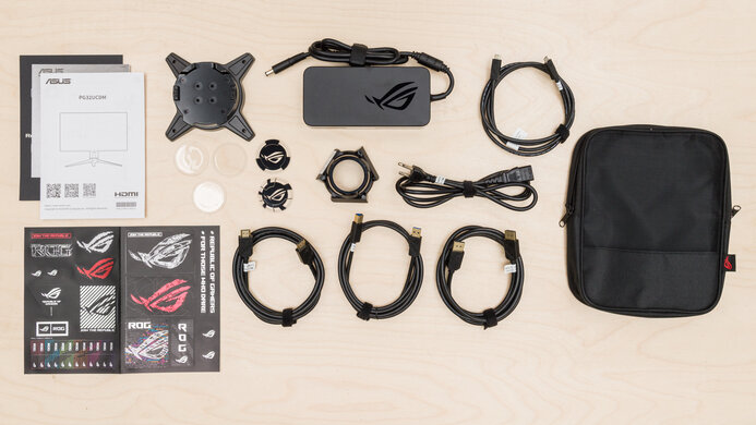 ASUS ROG Swift OLED PG32UCDM In The Box Picture