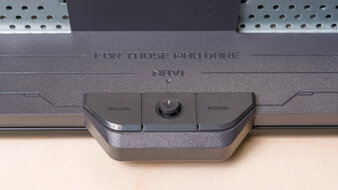 ASUS ROG Strix OLED XG32UCWMG Controls Picture
