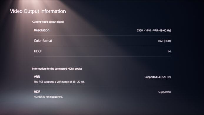 ASUS ROG Swift 360Hz PG27AQN PS5 Compatibility Photo