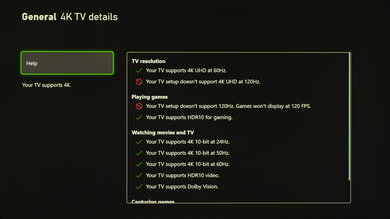 Hisense H9G Xbox Series X Screenshot