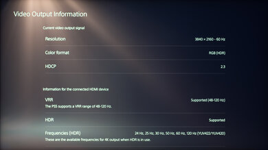 Samsung QN85C/QN85CD QLED PS5 Screenshot
