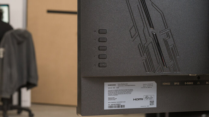 Samsung Odyssey G3 F27G35T Controls Picture