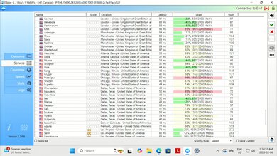AirVPN VPN Destination Selection Example