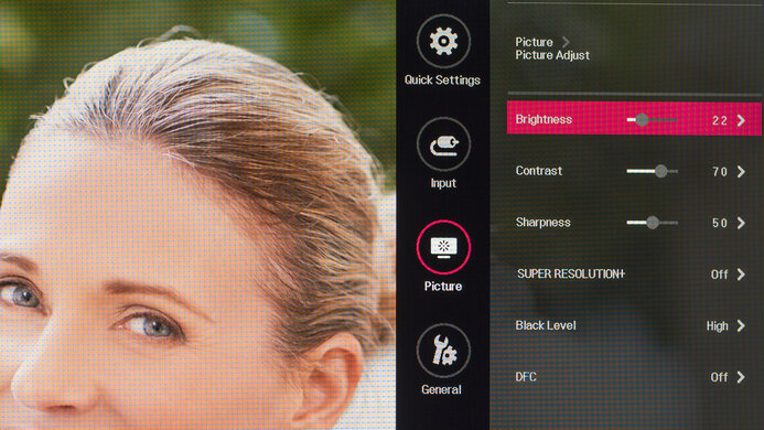 LG 27MN60T-W OSD Picture