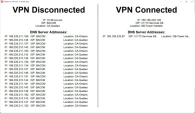 Mullvad IPLEAK.net Screenshot