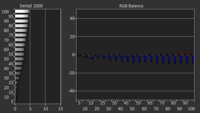 Samsung QN95B QLED Pre White Balance Picture