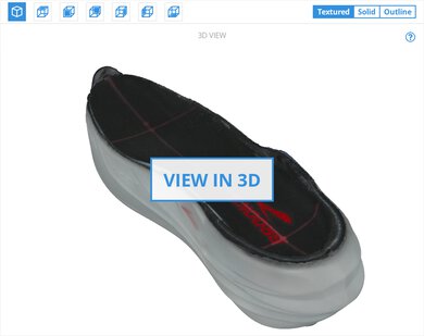 Brooks Glycerin Max 3D Model Internal