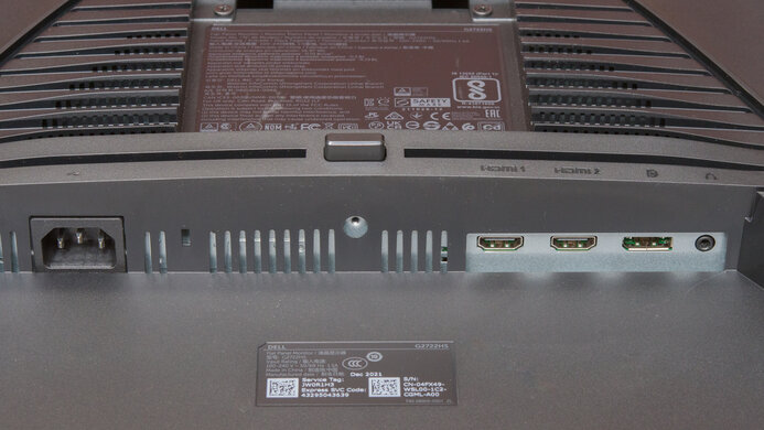 Dell G2722HS Inputs 1