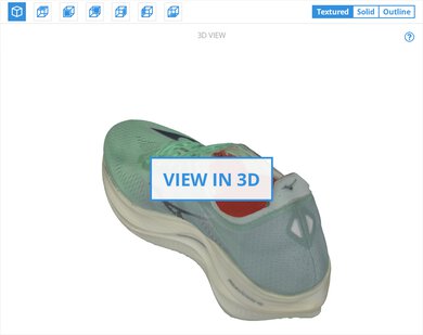 Mizuno Wave Rebellion Pro 3 3D Model Full Shoe