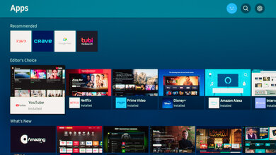Samsung S89C OLED Apps Picture