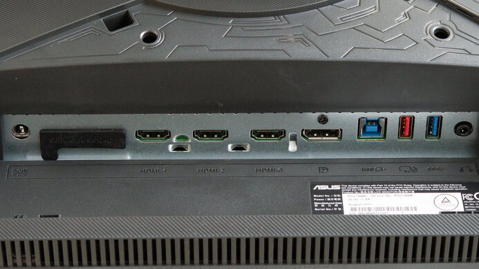 ASUS ROG Swift PG279QM Inputs 1