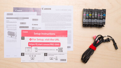 Canon PIXMA PRO-200S In the Box Picture