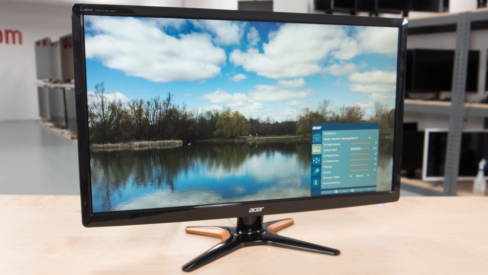 acer gn246hl 144hz monitor displaying as