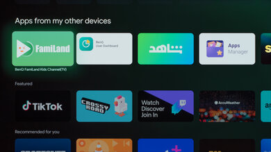 Sony A75L OLED Apps Picture