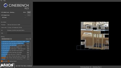 Lenovo Yoga 7i 16 (2023) Cinebench R23 Photo