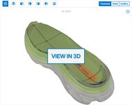 HOKA Bondi 8 3D Model Internal