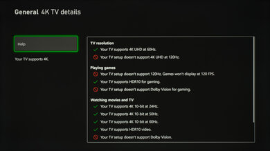 Samsung DU7200/DU7200D Xbox Series X Screenshot