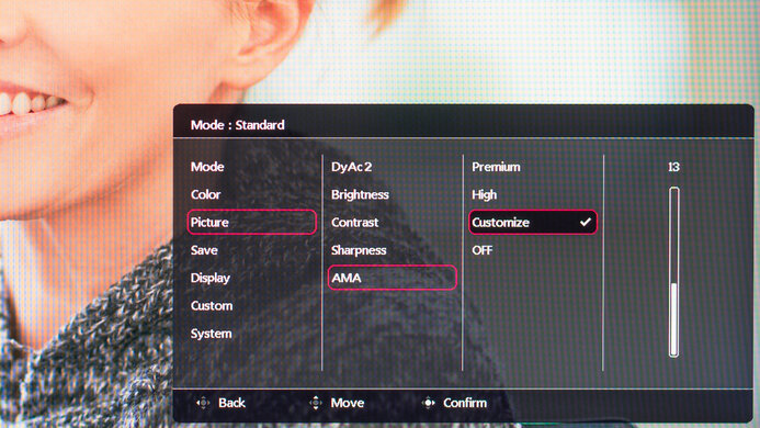 BenQ ZOWIE XL2586X OSD Picture