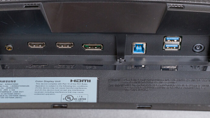 Samsung Odyssey G7 S28AG70 Inputs 1