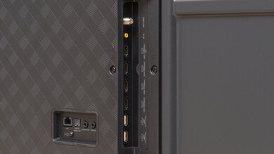 Hisense A6G Side Inputs Picture