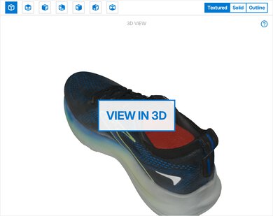 Brooks Glycerin 22 3D Model Full Shoe