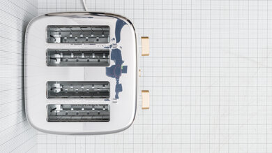 Beautiful 4-Slice Toaster with Touch-Activated Display Slot Design Photo