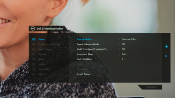 Dell S2721DGF OSD Picture