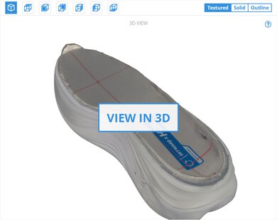HOKA Skyward X 3D Model Internal