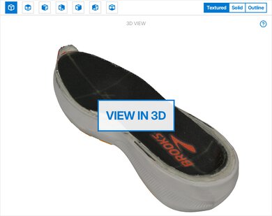 Brooks Revel 9 3D Model Internal