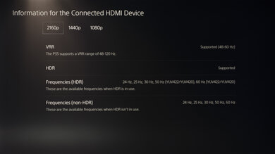 Hisense QD7QF PS5 Screenshot