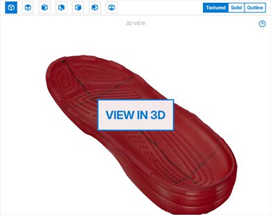 Crocs Classic Clog 3D Model Internal