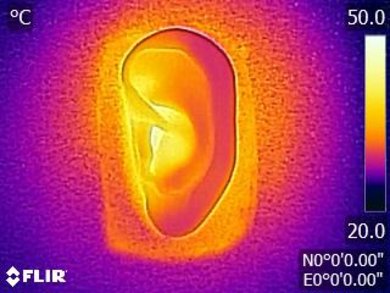 Sennheiser PXC 450 Breathability After Picture