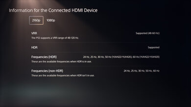 Samsung DU7200/DU7200D PS5 Screenshot