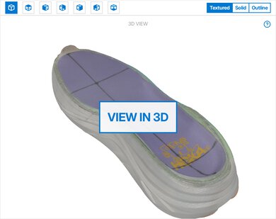 HOKA Skyflow 3D Model Internal