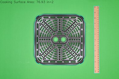 COSORI Dual Blaze 6.8qt CAF-P583S Surface Area Picture
