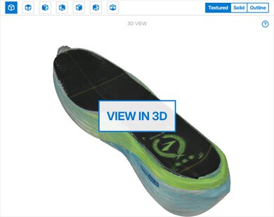 Brooks Hyperion Elite 4 PB 3D Model Internal