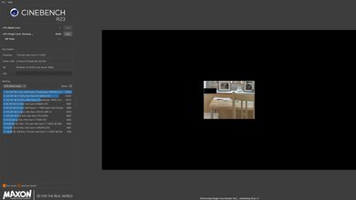 Acer Swift 3 14 (2020) Cinebench R23 Photo