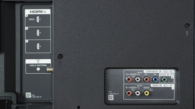 Sony X930D Rear Inputs Picture