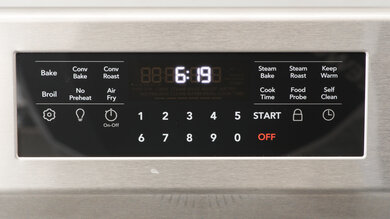 Frigidaire Gallery GCRE306CBF Control Panel Picture