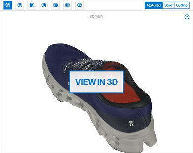 On Cloudmonster 3 3D Model Full Shoe