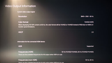 Vizio P Series Quantum 2020 PS5 Screenshot