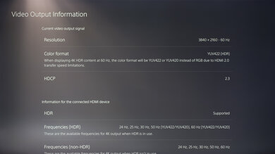Samsung TU7000 PS5 Screenshot