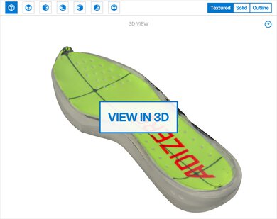 adidas Adizero Adios 9 3D Model Internal