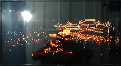 LG LN530B Dark scene in a bright room