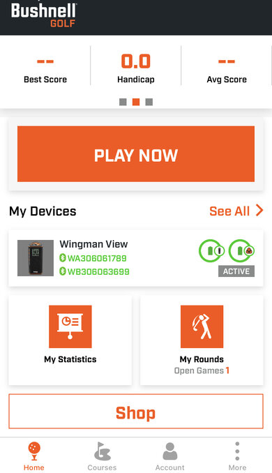 Bushnell Wingman View App Picture