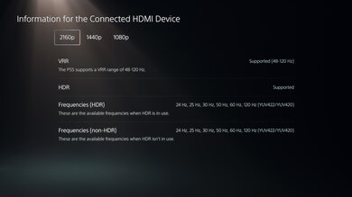 Panasonic Z85A OLED PS5 Screenshot