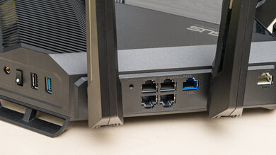 ASUS RT-BE96U Ports Photo