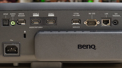 BenQ HT4550i Inputs Picture
