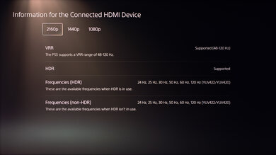 Hisense U8/U8N PS5 Screenshot