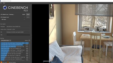 HP Pavilion x360 11 (2021) Cinebench R23 Photo